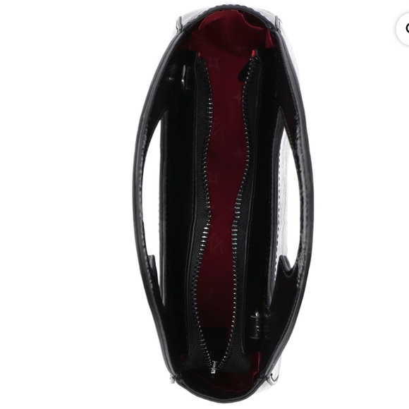 NWT Paris Hilton Heartbreaker Top Handle Bag with Crossbody Strap- Black - Picture 4 of 4